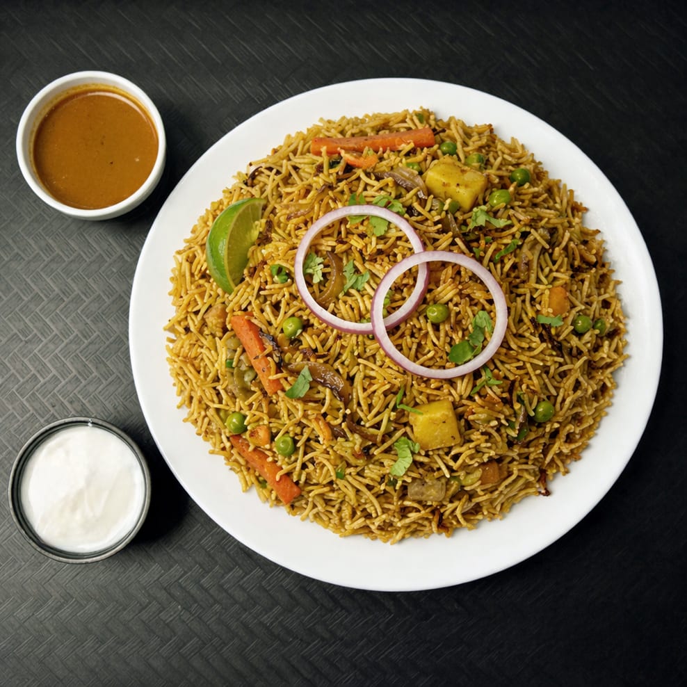 Vegetable Biryani.